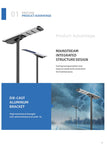 Solar Street Light 60W 210lm/W 12,600lm ON SALE NOW