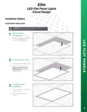 LED Panel Light Clout Design set of 4 49W, 6000K