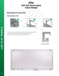 LED Panel Light Clout Design set of 4 49W, 6000K