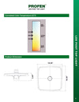 LED Post Top Light Color and Wattage changeable